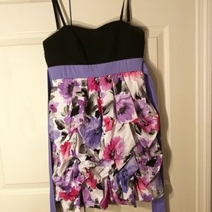 Floral Dress with Spaghetti Straps